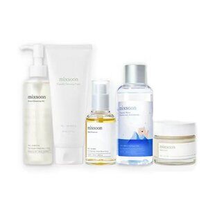 MIXSSOON 5-Piece Skincare Set (Toner+Oil+Cleanser+Serum+Lotion)